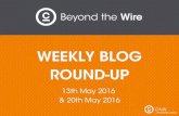 CNW Weekly Blog Roundup: May 13th & May 20th 2016