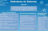 Estandare de sistemas (TEORIA DE SISTEMAS II)