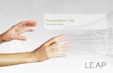 Leap Motion Capabilities Overview