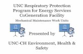Energy Services CoGeneration (CoGen) Facility Mechanical Maintenance Work Units Respiratory Protection