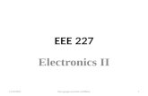 EEE 227 (electronics 2) by Arif Sir
