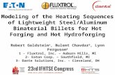 Modeling of the Heating Sequences of Lightweight Steel/Aluminum Bimaterial Billets for Hot Forging and Hot Hydroforging