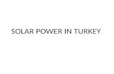 Solar power in Turkey  by NURSEMA ÇAĞLAYAN