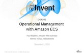 Weaveworks at AWS re:Invent 2016: Operations Management with Amazon ECS