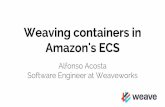 Weaving Containers in Amazon's ECA