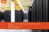 Shared services - the future of HPC and big data facilities for UK research
