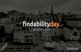 Findability Day 2016 - Big data analytics and machine learning
