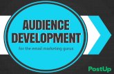 Audience Development for the Email Marketing Gurus