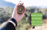 Beyond Social Listening