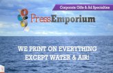 Press Emporium's Corporate Gifts & Ad Specialties Presentation