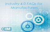Industry 4.0 FAQs for Manufacturers