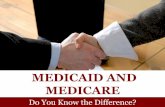 Medicaid and Medicare: Do You Know the Difference