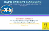 Safe patient handling, Reuban Daniel. C