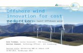 Offshore wind innovation for cost reduction