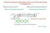 Biotechnological applications for environmental waste management