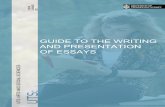FASS guide to the writing and presentation of essays