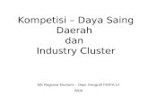 Kompetisi dan Daya Saing Daerah – Cluster Industry
