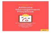Affiliate Management Playbook - Free e-Book - Affiliate Program Management Agency