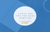 3 Easy SEO Tips for HVAC Websites by LinkNow Media