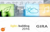 GIRA. Light + Building News 2016