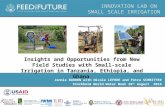 Insights and Opportunities from New Field Studies with Small-scale Irrigation in Tanzania, Ethiopia, and Ghana