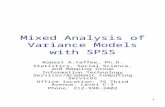 Anovas and Mixed Models with SPSS - Jessica Grahn