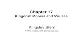 Chapter 17: Kingdom Monera and Viruses