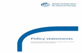 Download all WCPT policy statements