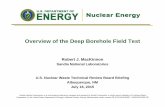 Overview of the Deep Borehole Field Test