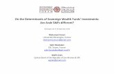 On the determinants of sovereign wealth funds investment: are Arab SWFs different?