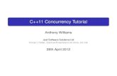 C++11 Concurrency Tutorial