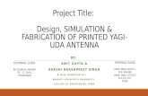 Printed Yagi uda Antenna
