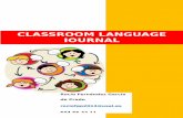 Classroom Language Journal