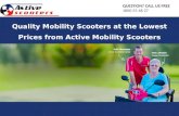 Quality Mobility Scooters at the Lowest Prices from Active Mobility Scooters