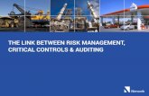 The link between risk management critical controls and auditing