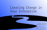 Creating Change in Your Enterprise