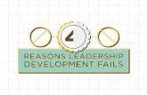 4 Reasons Leadership Development Fails