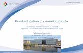 Marjaana Manninen, Finnish National Board of Education - Food education in current curricula