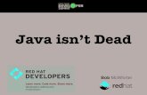 Java Is Not Dead - Bob McWhirter