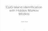 CpG Island Identification with Hidden Markov Models