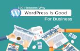 100 reasons why word press is good for business