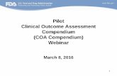 Pilot Clinical Outcome Assessment Compendium (COA Compendium)