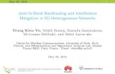 Joint In-Band Backhauling and Interference Mitigation in 5G Heterogeneous Networks