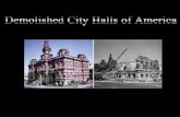 Demolished City Halls of America
