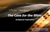 The Case for the Bible: Power Point by Kedron Jones