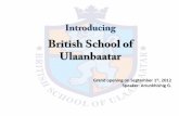 25.06.2012, Introducing British School of Ulaanbaatar, G. Ariunkhishig