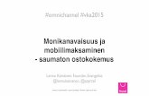 Monikanavaisuus ja mobiilimaksaminen - saumaton ostokokemus - Paytrail akatemia 13.10.2015