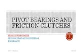 Pivot bearings and friction clutches