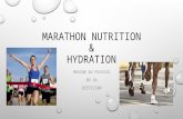 Pre-marathon nutrition and marathon hydration methods