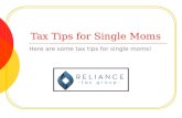 Tax Tips for Single Moms